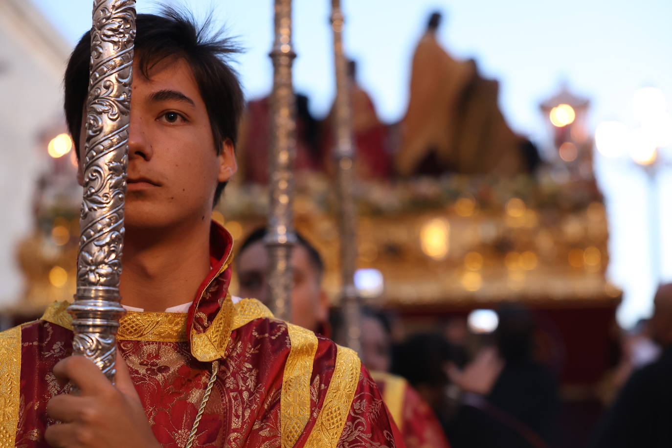 Fotos: Procesión extraordinaria de la Sagrada Cena en Cádiz