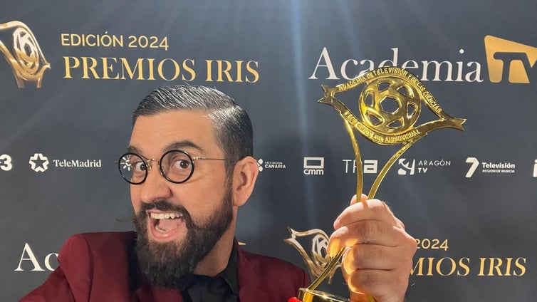 El emotivo discurso de Manu Sánchez en los Premios Iris: «Los mejores suelen ser de Andalucía»