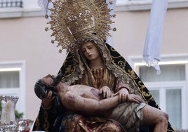 Horario e itinerario del Vía Crucis oficial de Cádiz que preside la imagen de la Virgen de las Angustias