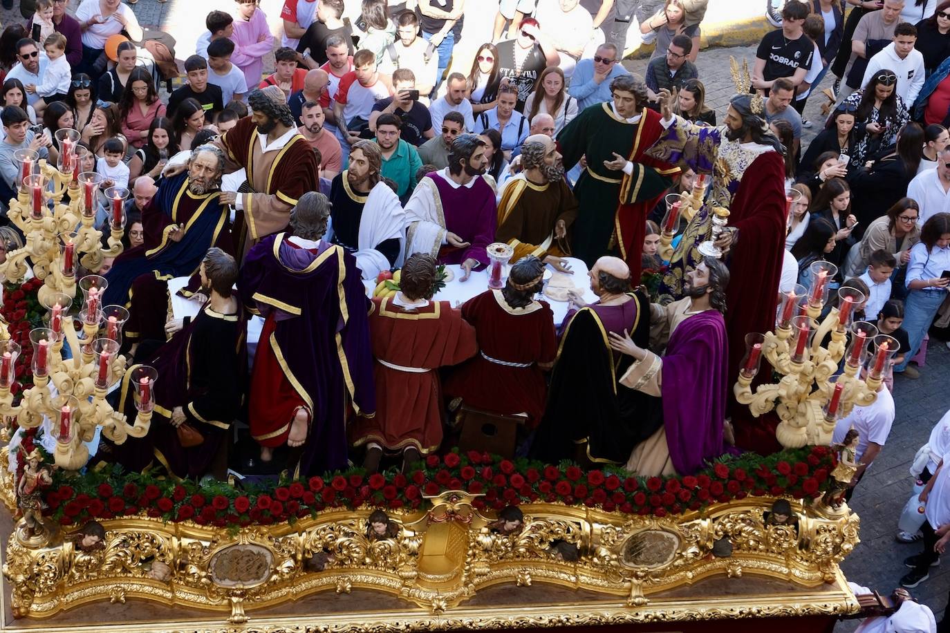 Las imágenes de la Sagrada Cena en la Semana Santa de Cádiz 2025