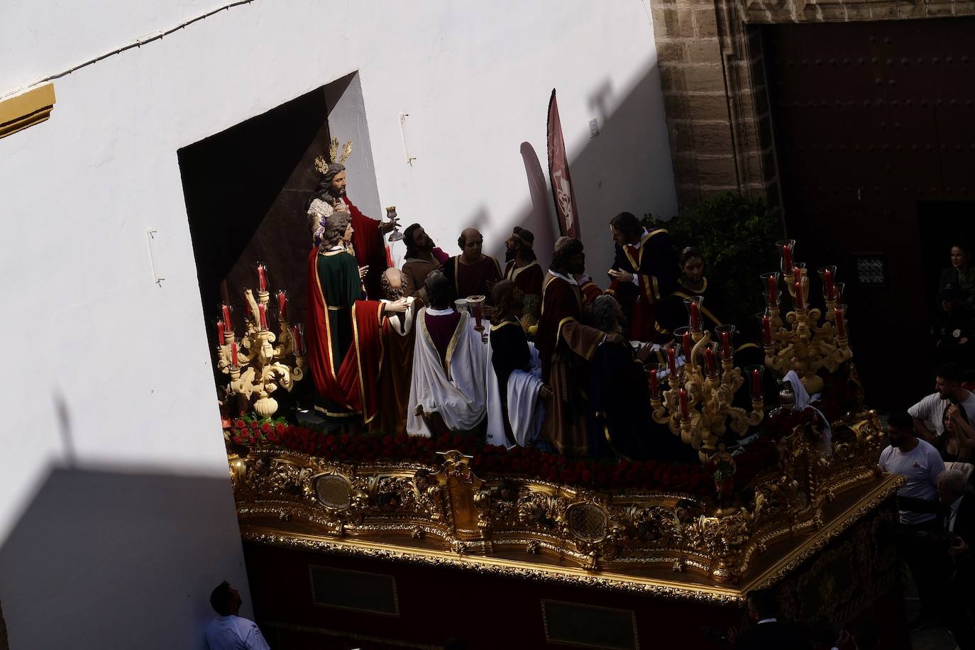 Las imágenes de la Sagrada Cena en la Semana Santa de Cádiz 2025