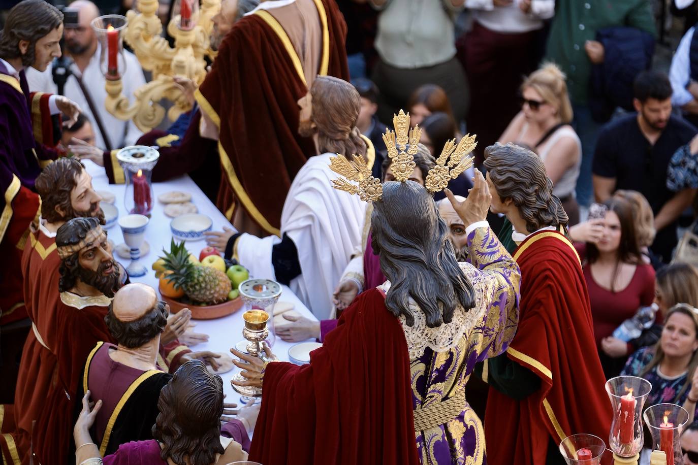 Las imágenes de la Sagrada Cena en la Semana Santa de Cádiz 2025