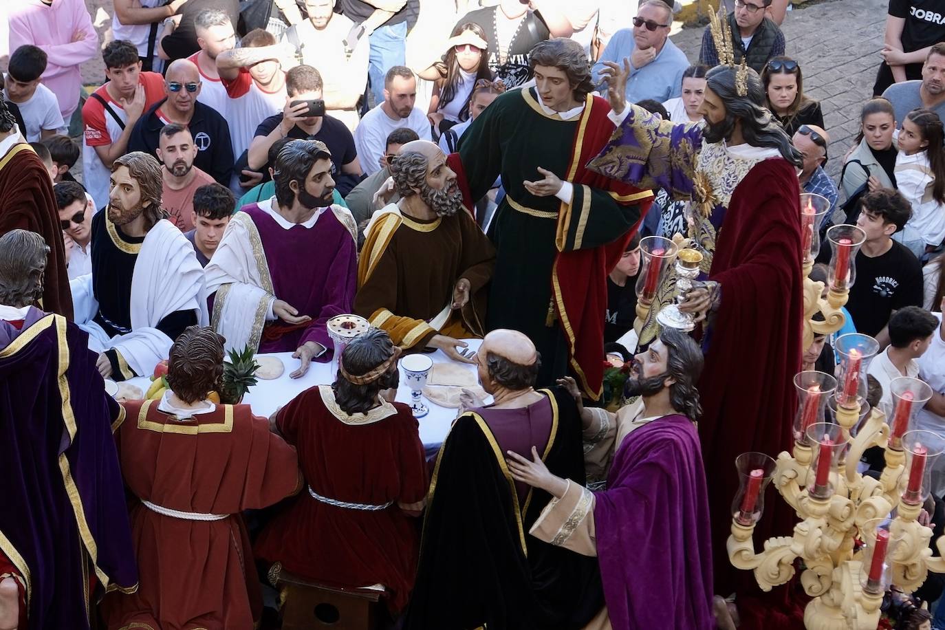 Las imágenes de la Sagrada Cena en la Semana Santa de Cádiz 2025