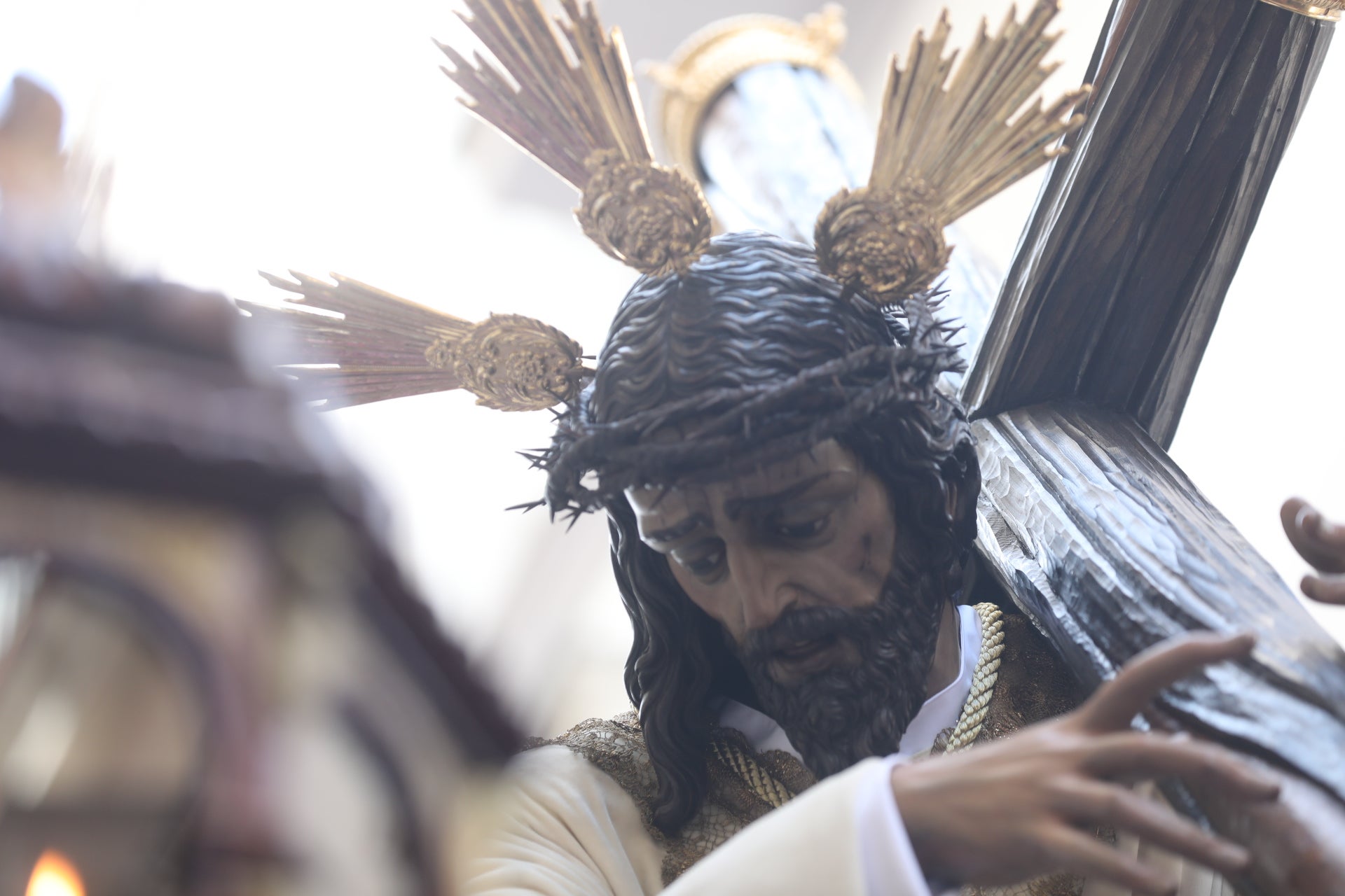 Las imágenes de Nazareno del Amor en la Semana Santa de Cádiz 2025