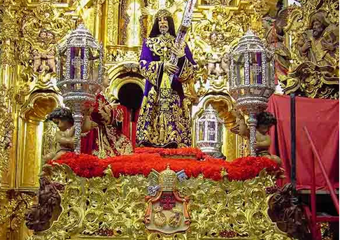 El Nazareno en su antiguo paso