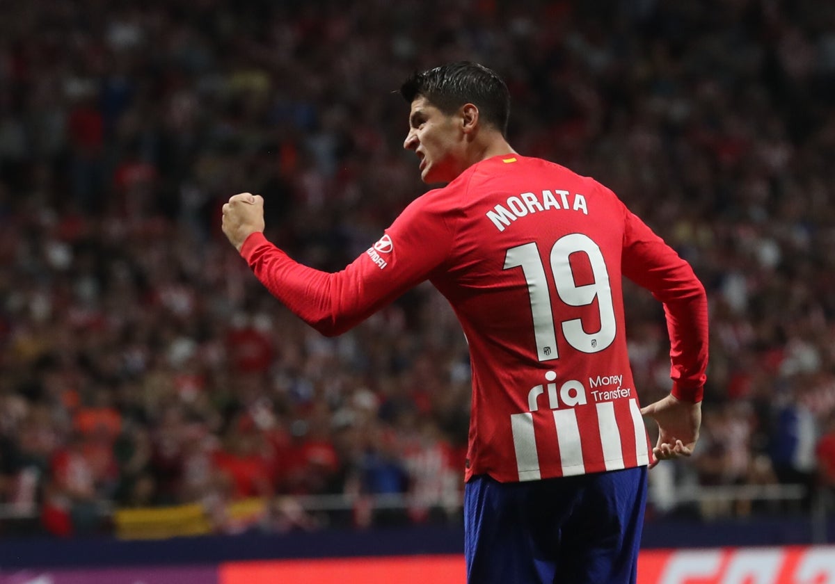 El delantero Álvaro Morata no estará disponible ante el Cádiz CF.