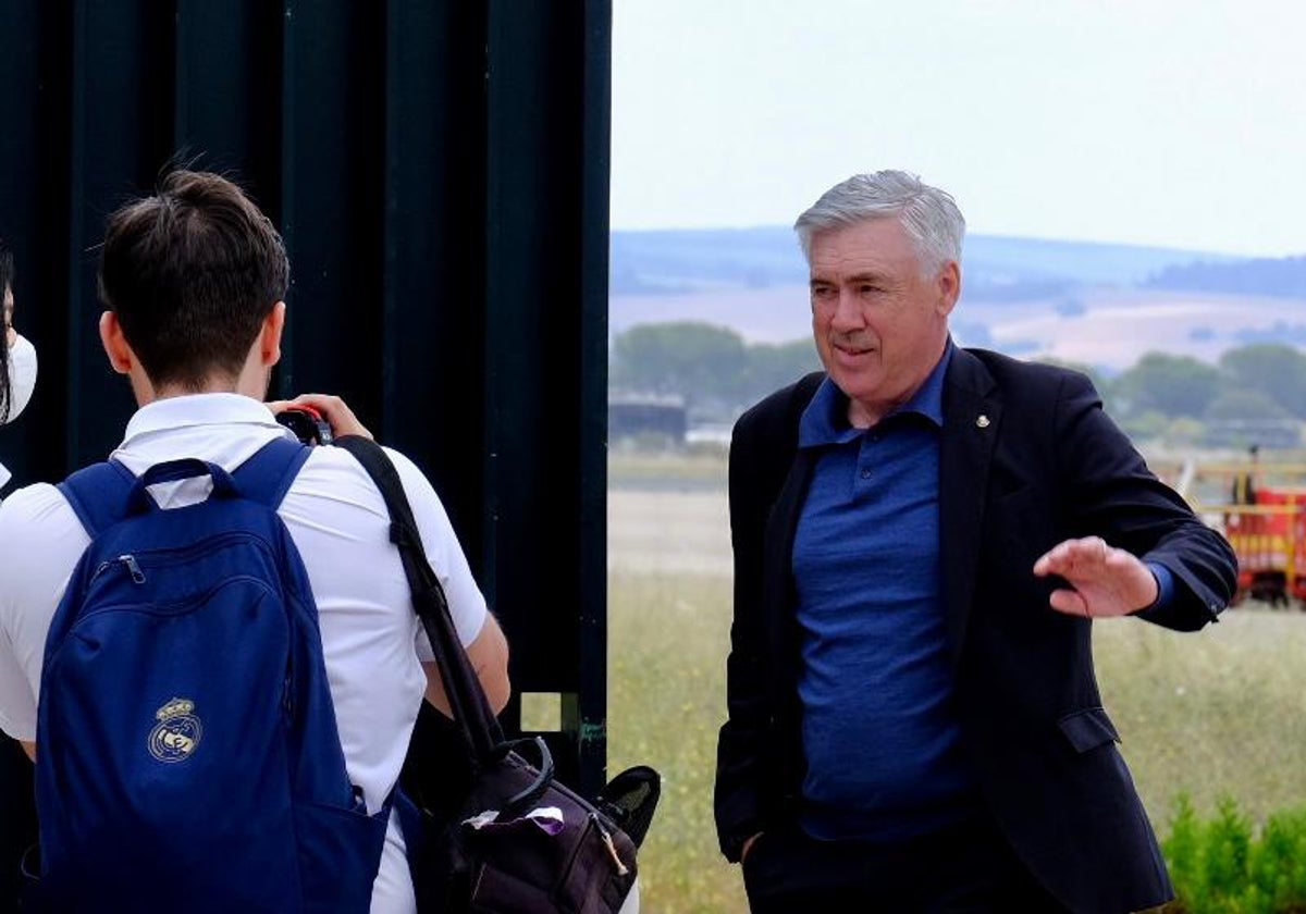 Carlo Ancelotti, entrenador del Real Madrid.