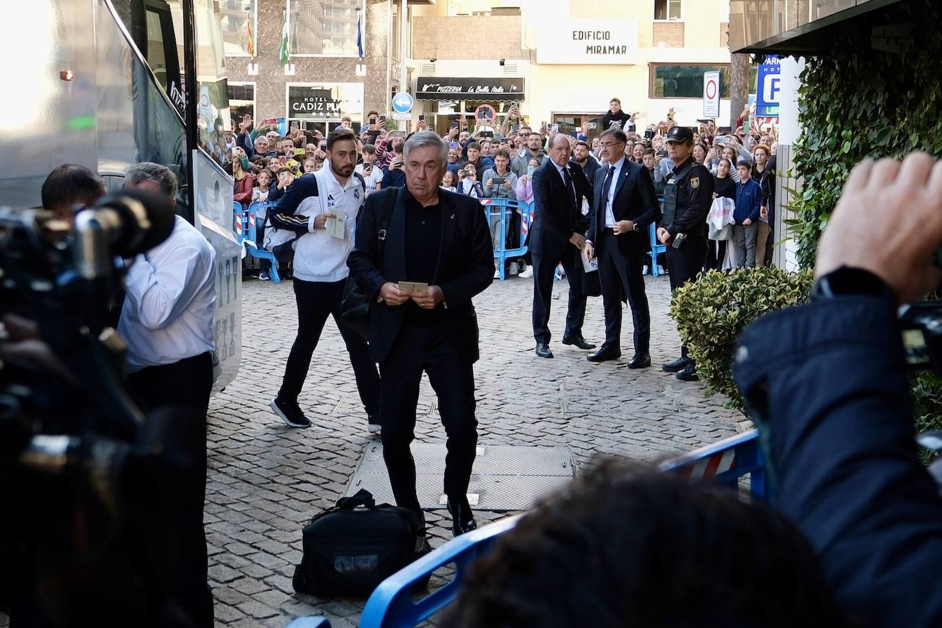 Fotos: Así ha sido la llegada del Real Madrid