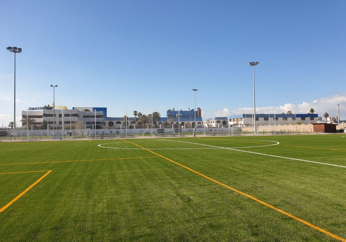 Las instalaciones deportivas de Elcano, en Cádiz,