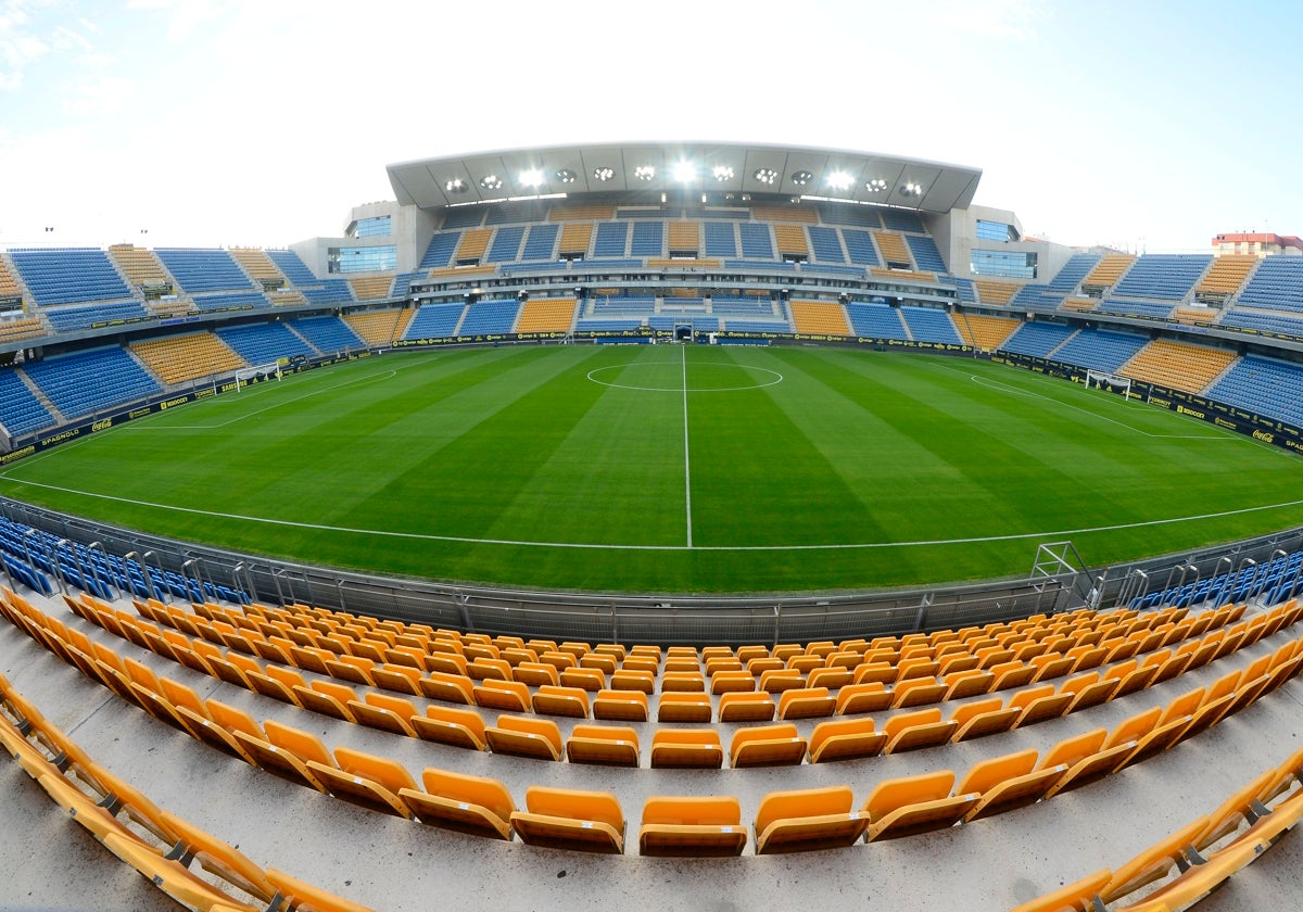 Vista del estadio.