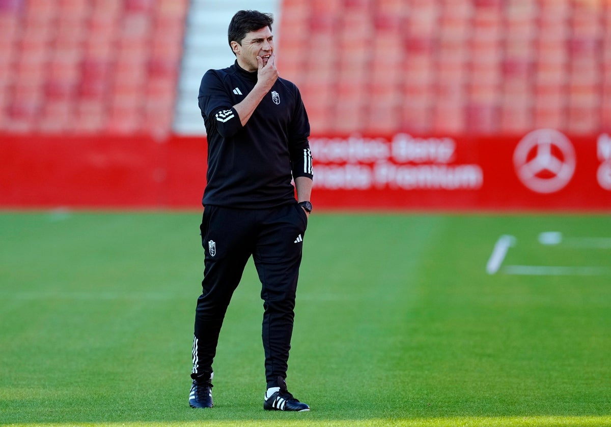 Cacique Medina, en un entrenamiento.