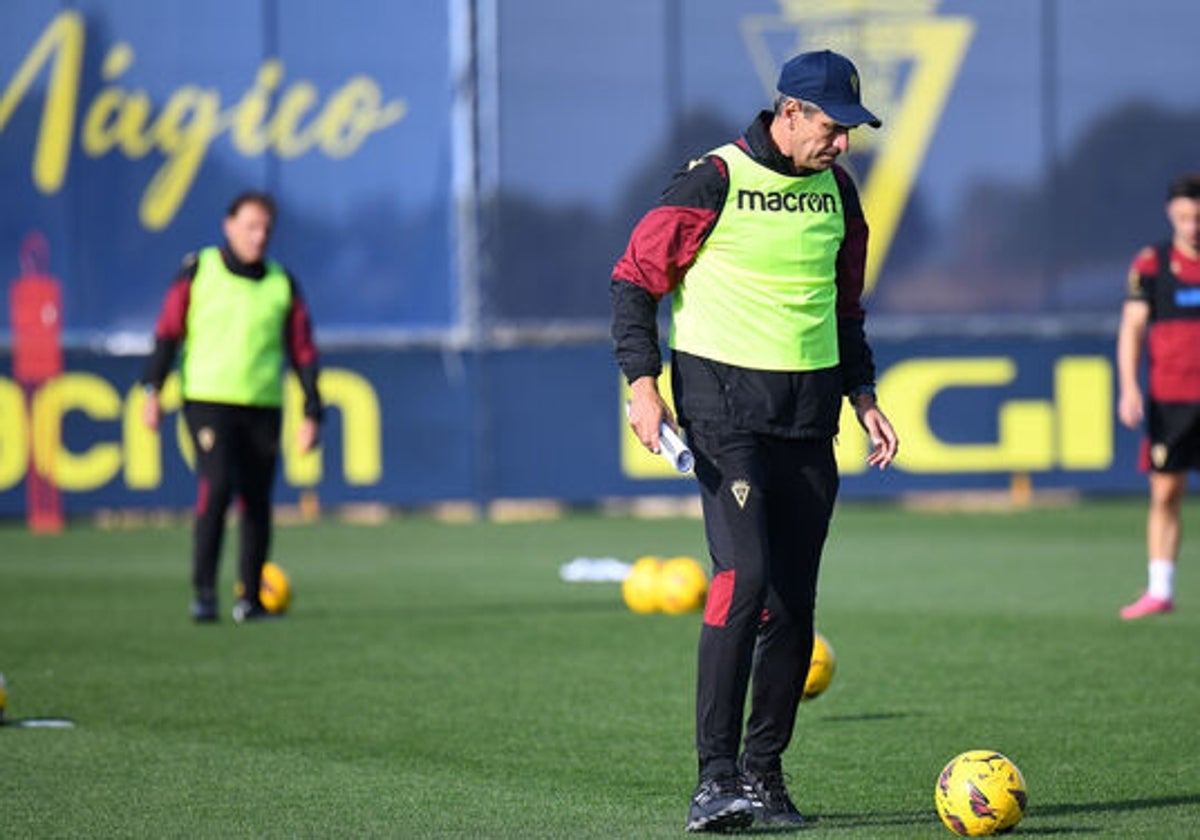 Pellegrino en un entrenamiento