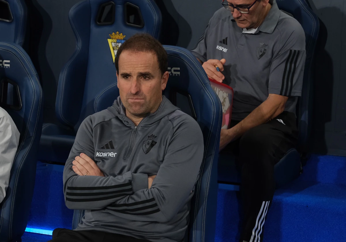 Jagoba Arrasate, entrenador del Osasuna.