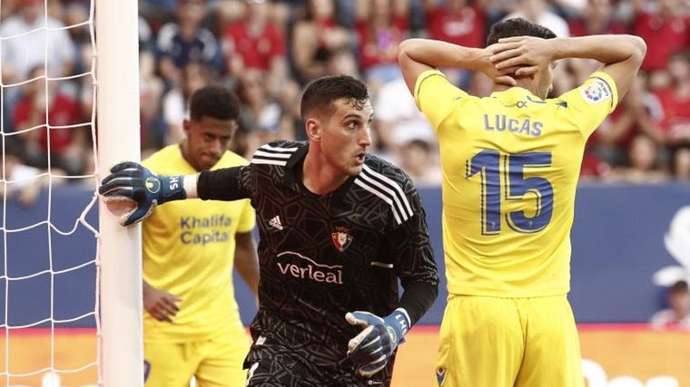 El Cádiz CF perdió la temporada pasada en El Sadar (2-0).