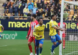 La pizarra del Cádiz 2-0 Atlético