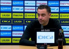 Xavi: «El Cádiz jugando así tendrá opciones de salvarse»
