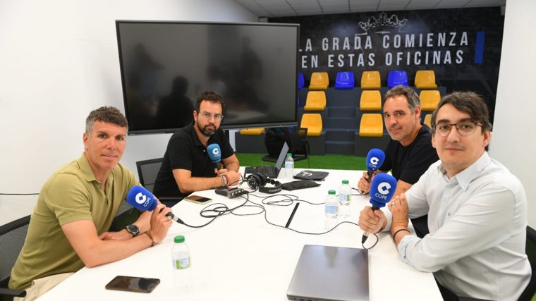 Responsables de la cantera del Cádiz CF en COPE