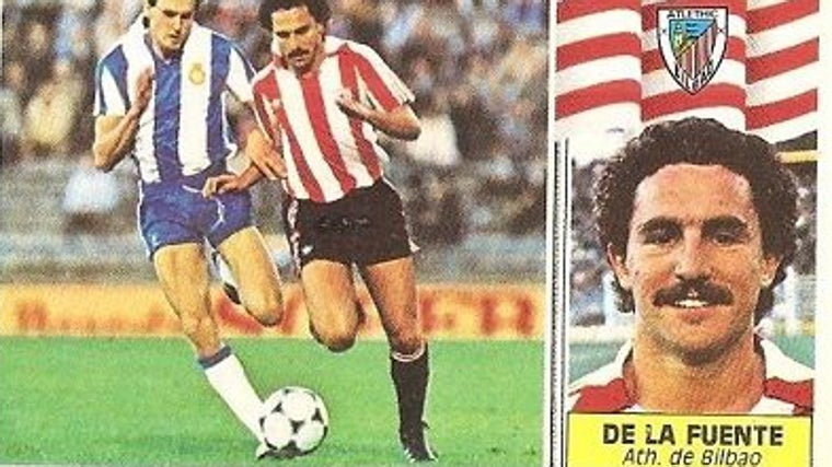 Luis de la Fuente jugó en el Athletic.