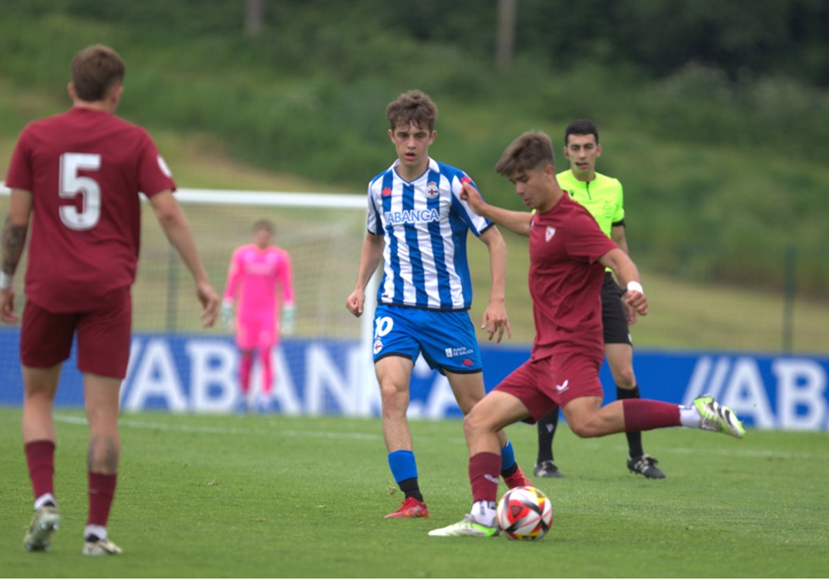 Nacho Vizcaíno fue una pieza determinante en el primer equipo juvenil de los hispalenses