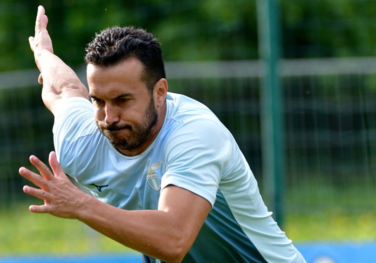 El canario Pedro milita en la Lazio.