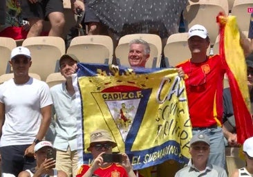 La bandera del Cádiz CF se cuela los Juegos Olímpicos de París 2024