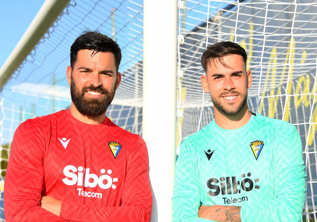 David Gil y Caro, los porteros del Cádiz CF esta temporada