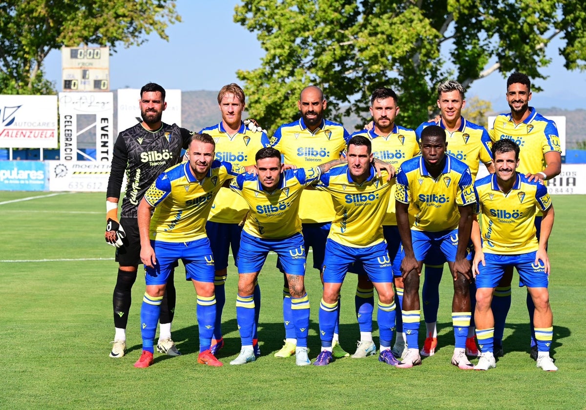 Álex y Diakité fueron los mediocentros titulares en Arcos ante las bajas.