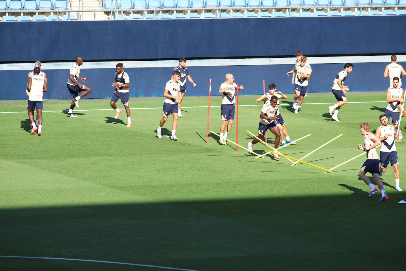 Las imágenes del entrenamiento antes del Trofeo Carranza