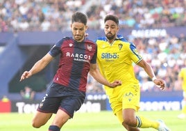 La pizarra del Levante 1-1 Cádiz