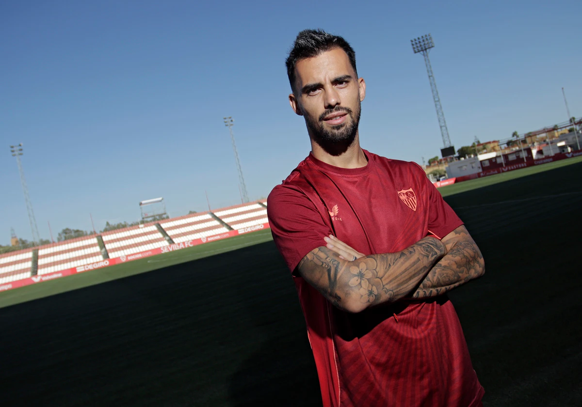 Suso, con el Sevilla