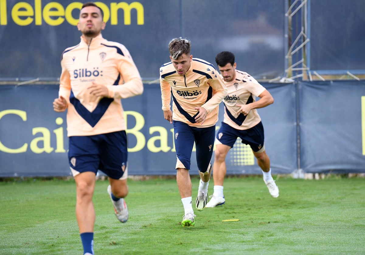 Alejo, en un entrenamiento.