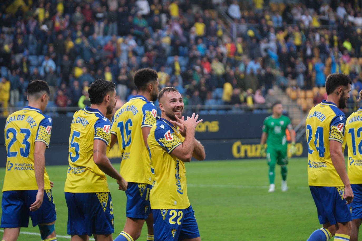 El Cádiz CF - Málaga, en imágenes