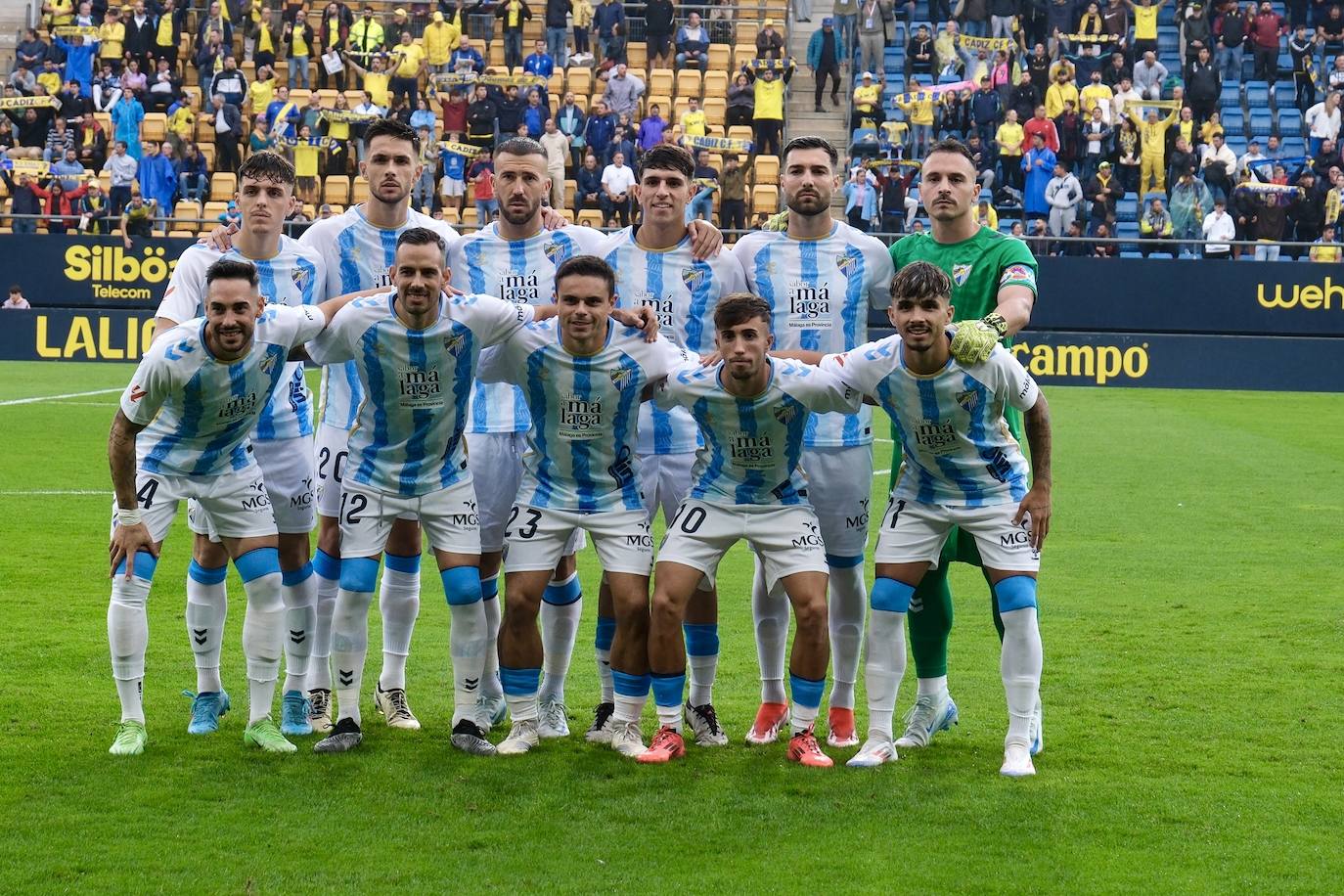 El Cádiz CF - Málaga, en imágenes