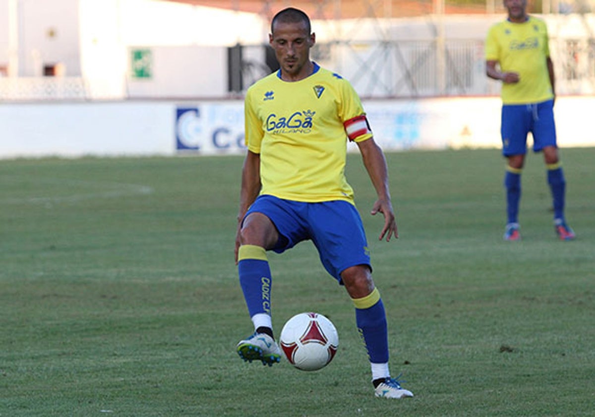 Jorge Luque, en su etapa en el Cádiz