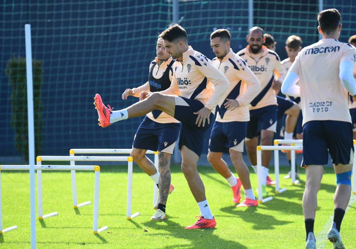 Entrenamiento este martes en El Rosal