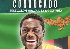 Mwepu regresa a Cádiz tras tener minutos en su segundo encuentro con Zambia