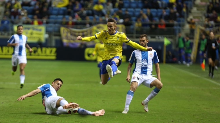 Imagen del Cádiz - Espanyol.