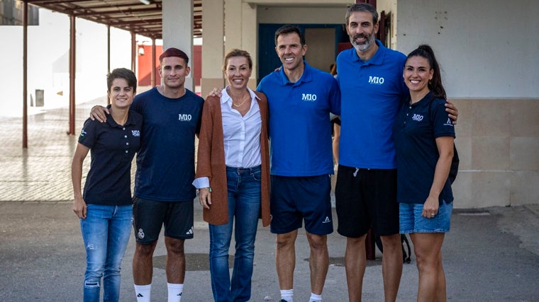 Carlos Marchena durante una reciente visita a Cádiz.