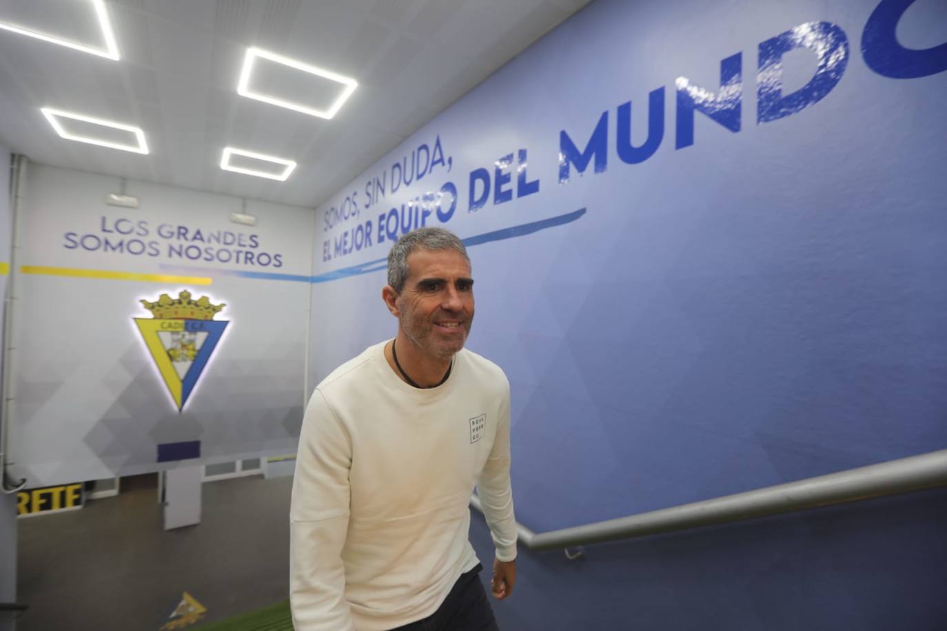 Fotos de la presentación de Gaizka Garitano como nuevo entrenador del Cádiz