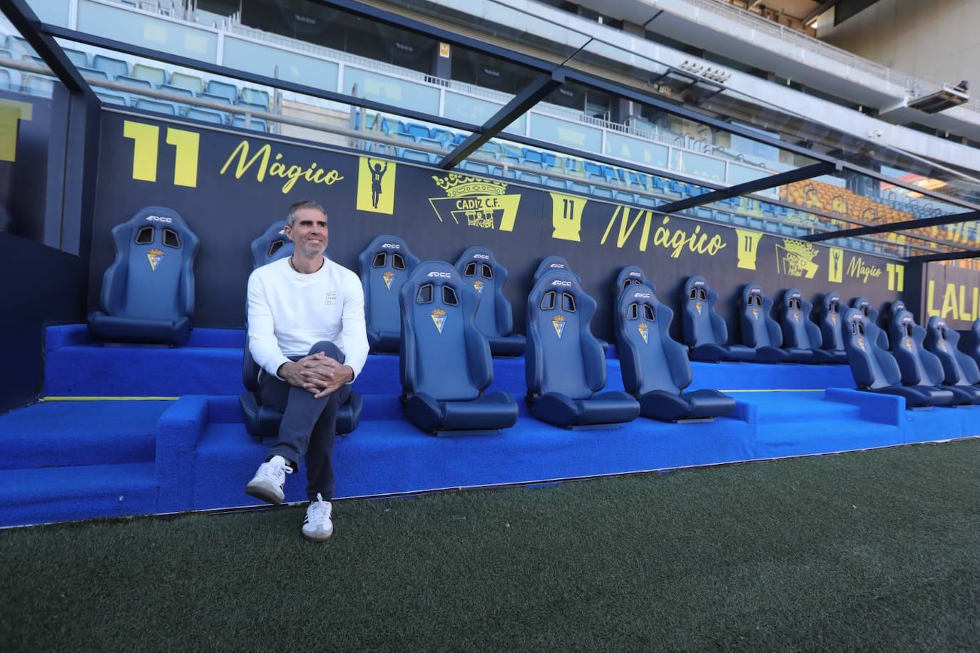 Fotos de la presentación de Gaizka Garitano como nuevo entrenador del Cádiz