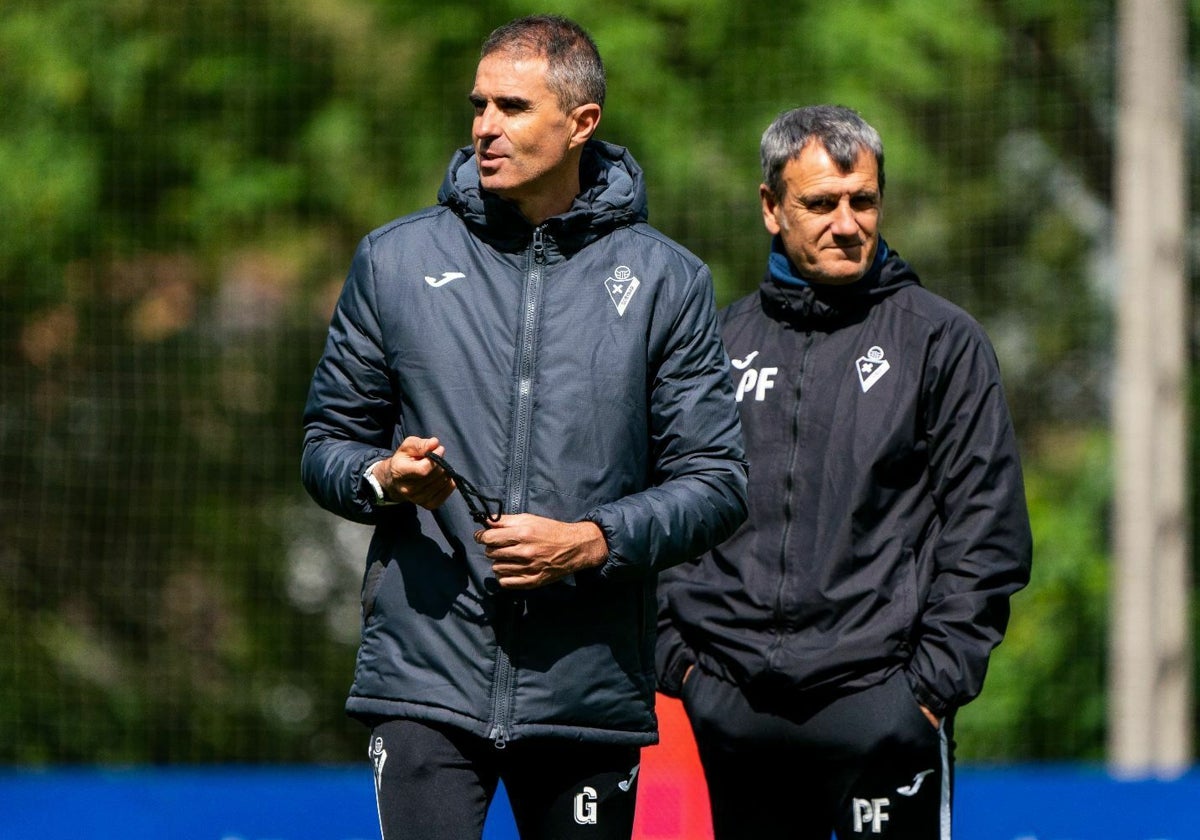 Gaizka Garitano y Patxi Ferreira forman una dupla indisoluble.