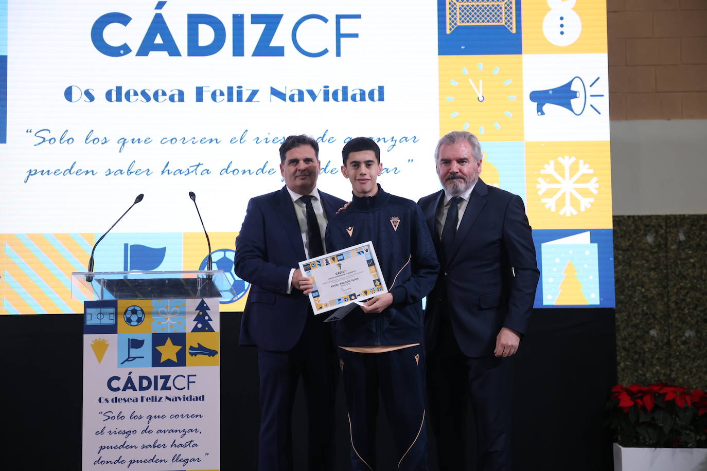 Las imágenes de la comida de Navidad del Cádiz CF