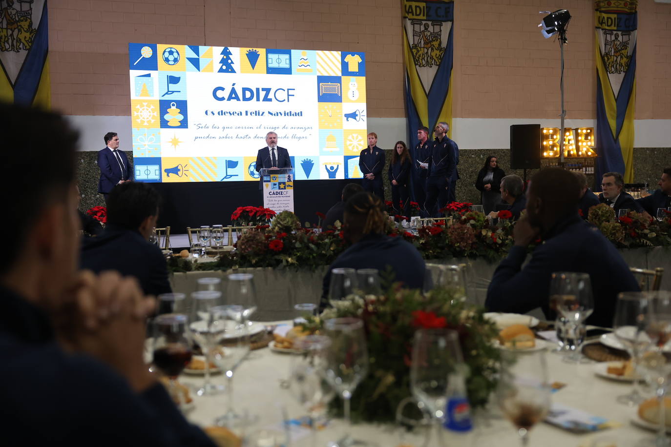 Las imágenes de la comida de Navidad del Cádiz CF