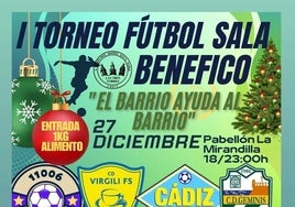 El CD Virgili Cádiz participará en el torneo 'El barrio ayuda al barrio'