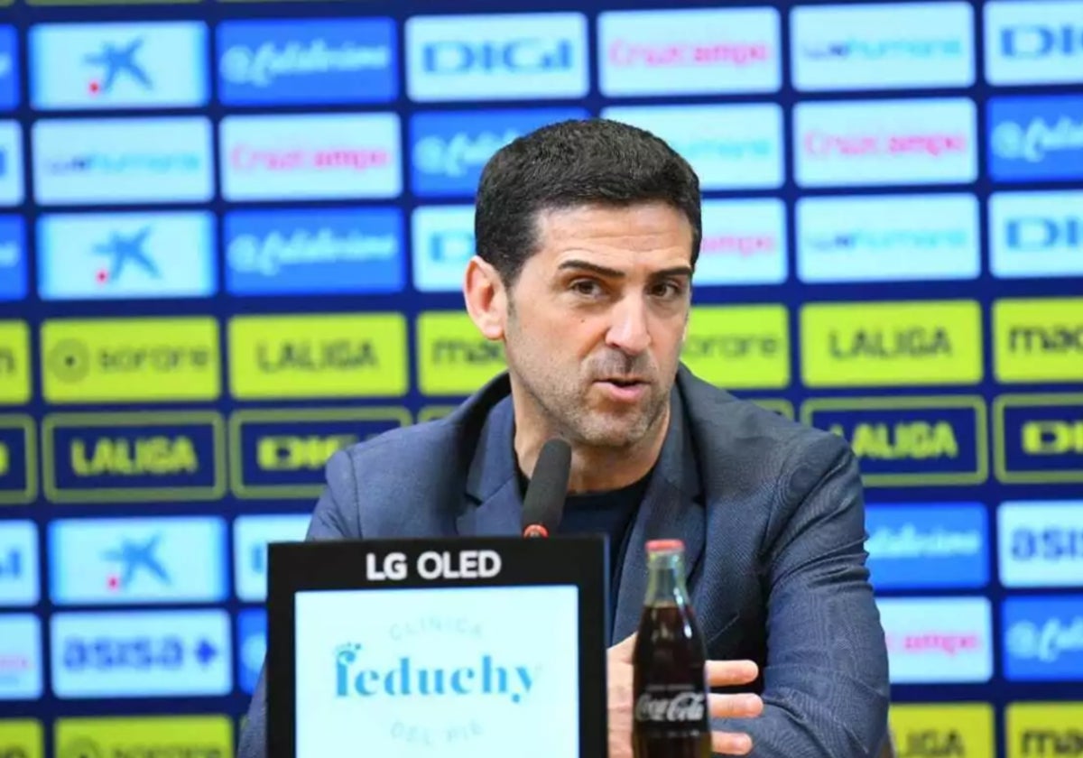 Juanjo Lorenzo, en rueda de prensa