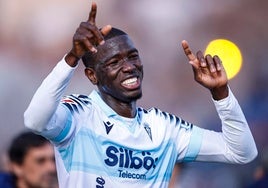 Cádiz CF: Diakité, la sonrisa de enero