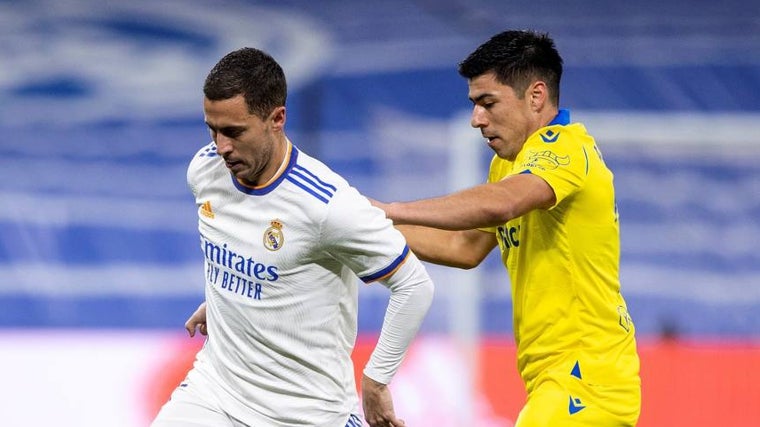 Tomás Alarcón durante su primera etapa en el Cádiz CF.