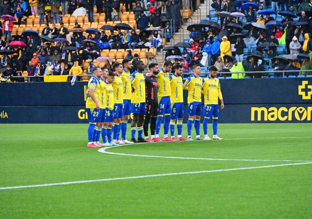 Imagen publicada por el Cádiz CF en redes sociales