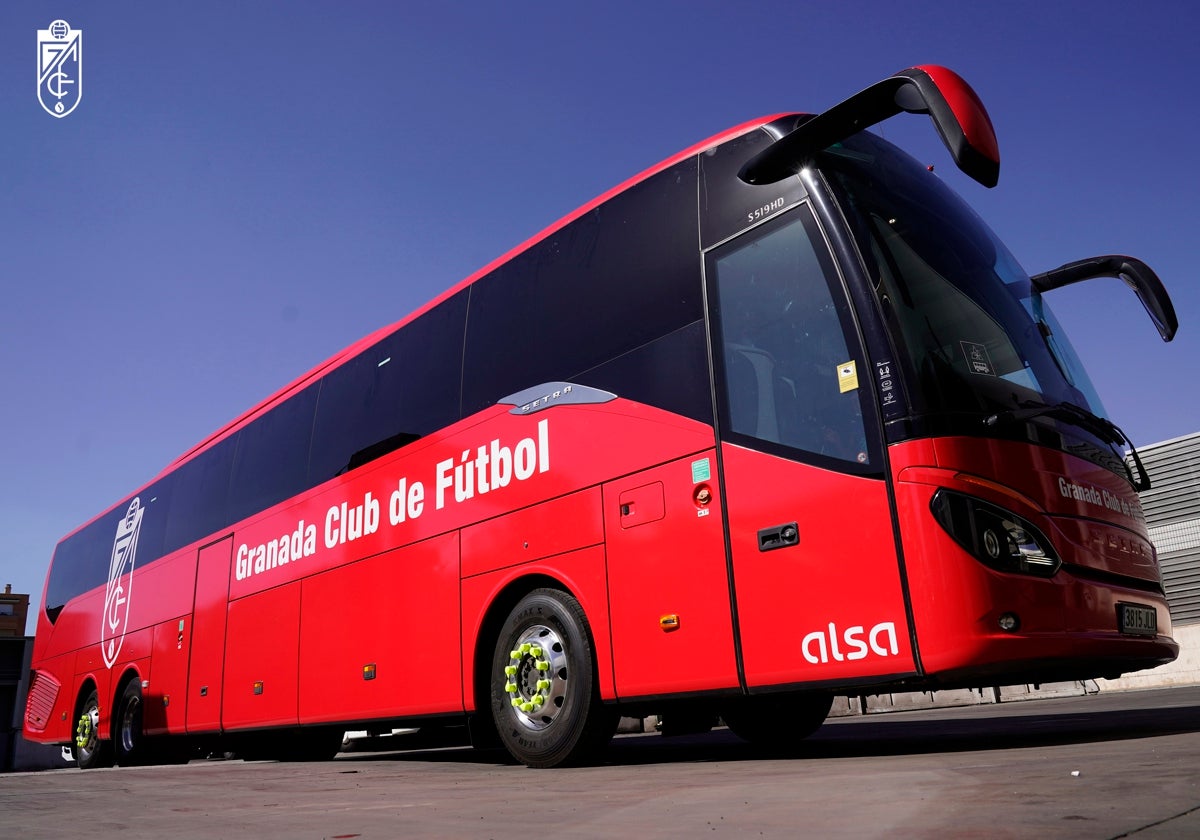 El autobús del Granada CF.