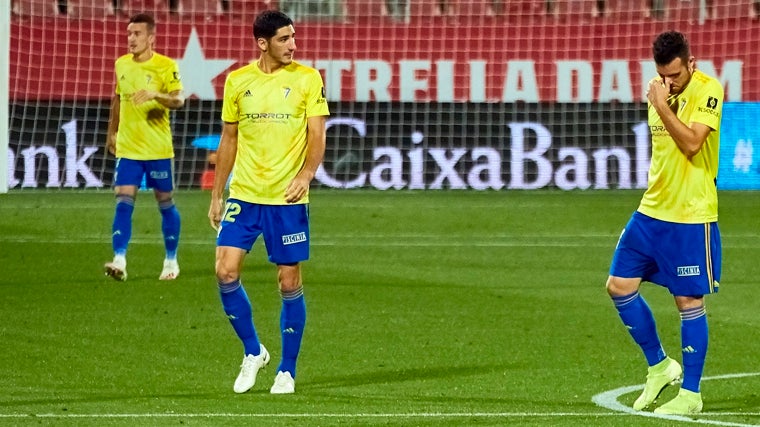 Yann Bodiger durante su etapa en el Cádiz CF.